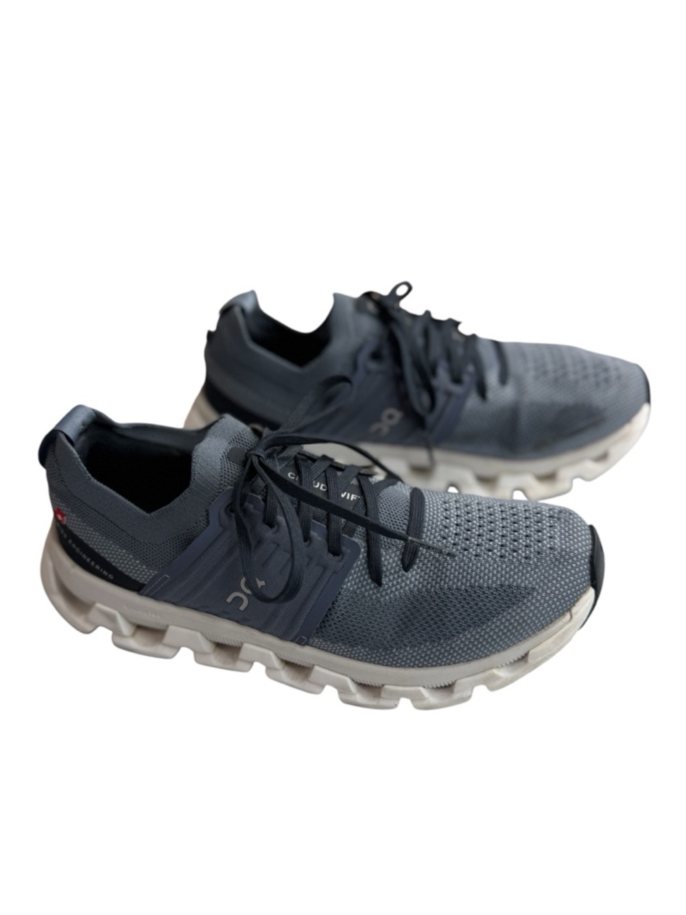 On Running Cloudswift 3 Gray Mesh Running Shoes Women’s 7.5 CloudTec Helion Road